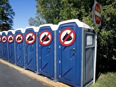 Professional portable toilet for construction services in Cincinnati
